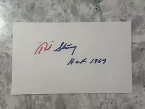 Cartolina autografa firmata Red Storey - Spedizione gratuita (solo USA) - Foto 1 di 3