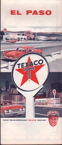 1960 Texaco Road Map: El Paso NOS - Picture 1 of 1