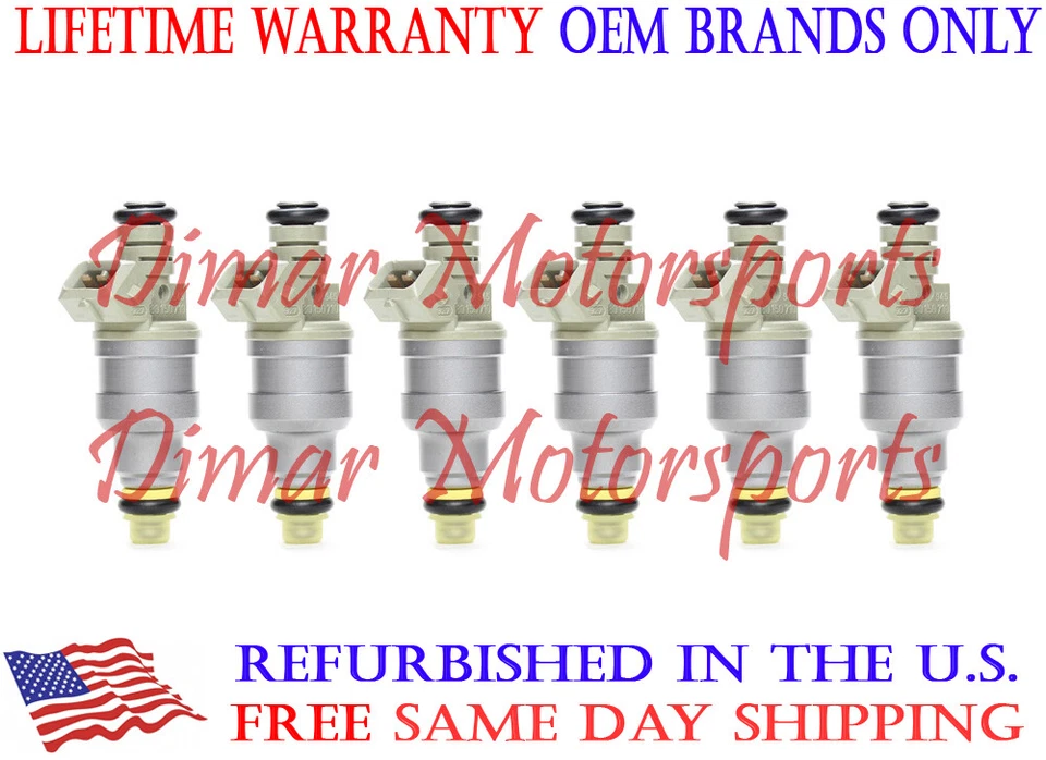 Juego de inyectores de combustible OEM para 1988-1989 SCORPIO HATCHBACK 2,9 L Foto 1 de 4