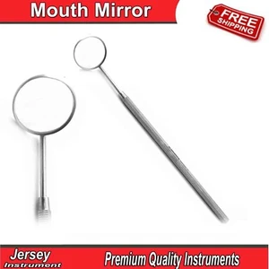 Dental Mouth Mirror Handle Oral Dentist Teeth Cleaning Diagnostic Instruments CE - Picture 1 of 4