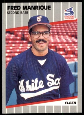 1989 Fleer Fred Manrique Chicago White Sox #503 - Image 1 of 2
