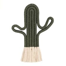 Nordic Home Weaving Cactus Tapestry Cotton Hand-Woven Ornaments