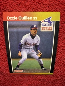 Vintage 1989 Ozzie Guillen Chicago White Sox Donruss MLB Trading Card 176 - Picture 1 of 12