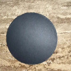 Slate Round Trivet 5 3/4” Black Kitchen Item - Picture 1 of 3