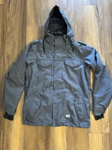 686 Plexus infiDRY Chaqueta Esquí Snowboard Gris 10.000MM Impermeable Para Hombres XL - Imagen 1 de 13