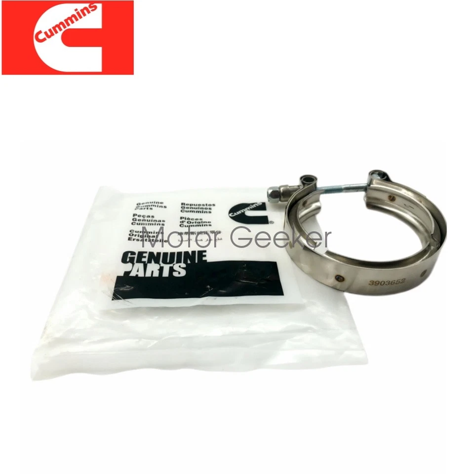 for Cummins 6BT Freightliner FL50 FL60 FL70 5.9L V-Band Clamp Turbo Outlet OEM Foto 1 de 4