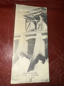 Bonneville Dam Pamphlet 1946 War Department Corps Of Engineers US Army - Picture 1 of 6