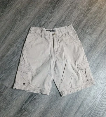 Rusty Cargo Shorts Men’s 30 Khaki Y2K Logo Skater Surfer Baggy Retro Classic  - Image 1 of 4