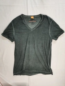 Hugo Boss Herren T-Shirt Grau Kurzarm 100% Baumwolle Boss Orange L - Bild 1 von 8
