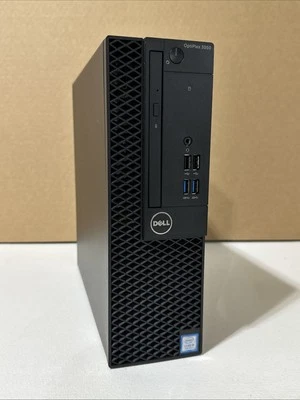 Dell OptiPlex 3050 SFF Intel Core i5-7500 3.4GHz 8GB RAM 256GB SSD Win 10 Pro - Image 1 of 4