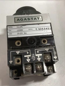 Relé de retardo de tiempo AGASTAT 7012PE 120VDC 20-200 SEGUNDOS - Imagen 1 de 6