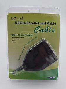 USB port to Parallel Port Cable Printer Scanner Printer Server Full Speed 25pin - Picture 1 of 20