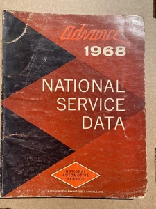 Advance 1968 National Service Data Repair Manual GM Chrysler Ford AMC Rambler - Bild 1 von 1