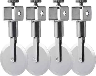 Multi Wheel Adjustable Dough Cutter with Lock - 2.2 In. Diameter. Straight Edge - Image 1 of 2