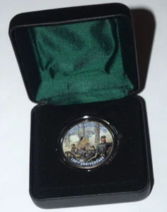 US HALF DOLLAR COIN: COLORIZED BU JFK "D" Battle Shlloh, 1861 (1.25") New/Sealed - Picture 1 of 4