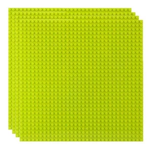 4X Baseplates Building Blocks 32 x 32 Dots Compatible Classic Bricks Light Green - Picture 1 of 9