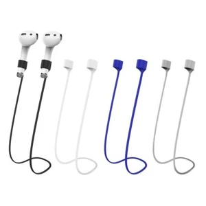 New Anti-lost Soft Silicone Neck Strap Rope For Apple Airpods Airpod Earphone UK - Picture 1 of 6