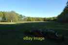 Photo 6x4 Lawnmowers on Fulford Golf Course Crockey Hill A line of mowers c2020