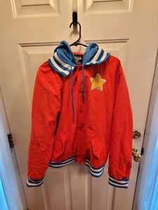 Steven Universe Hooded Burger Varsity Jacket Men's Medium from Hot Topic - Picture 1 of 3