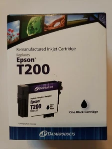 Repuesto de cartucho de inyección de tinta remanufacturado Dataproducts Epson T200 (negro) NUEVO - Imagen 1 de 3