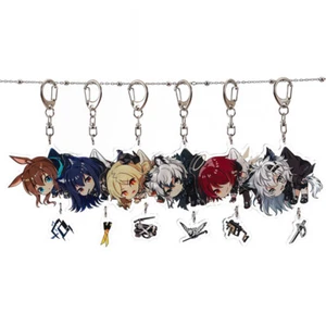 Arknights Amiya Ch'en Ifrit Texas Acrylic Keychain Key Ring Race Strap Cosplay - Picture 1 of 18