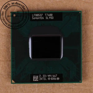 Procesador de CPU Intel Core 2 Duo T7600 - 2,33 GHz (BX80537T7600) SL9SD 667 MHz - Imagen 1 de 1