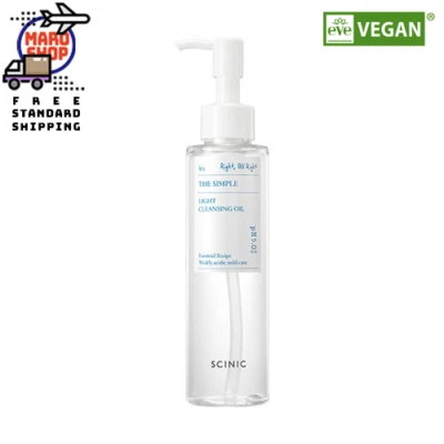 SCINIC The Simple Light Cleansing Oil 150ml / 5.07 fl oz FREE STANDARD SHIPPING - Image 1 of 4