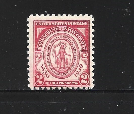 US Stamps Scott # 682-2c-Mint/NH-OG-1930-Mass. Bay Colony Seal - Image 1 of 1