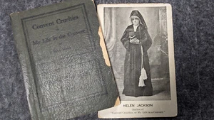 Convent Cruelties My Life in the Convent Helen Jackson Book and Advertising Card - Picture 1 of 12