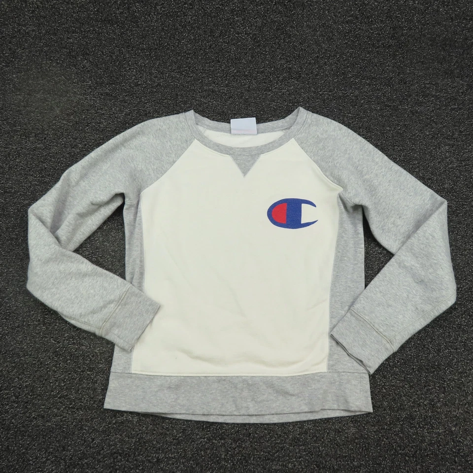 Champion Shirt Womens XS Extra Small White & Gray Running Breathable Ladies - Image 1 of 4