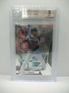 Gleyber Torres 2018 Panini Nat. Conv. Oro VIP #55 BGS COMO NUEVO 9 Yankees RC - Imagen 1 de 1