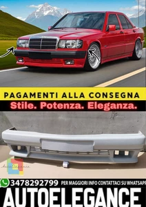 💫 Paraurti Anteriore Look AMG per Mercedes 190 (W201) – Sportivo Classico 💫 - Foto 1 di 5