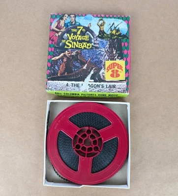 Super 8 8mm The 7th Voyage of Sinbad - No. 4 The Dragon's Lair B/W No Sound Foto 1 de 3
