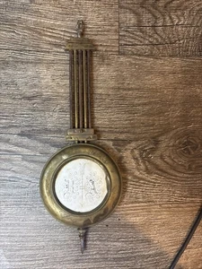 JUNGHANS RA REGULATOR WANDUHR PENDEL Messing Viktorianisch Vintage - Bild 1 von 11