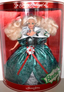 1995 Special Edition HAPPY HOLIDAYS Vintage Blonde Barbie - Bild 1 von 4