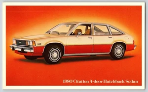 Postcard 1980 Chevy Citation 4-Door Hatchback - Picture 1 of 2