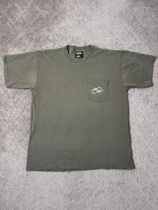 Camiseta básica vintage para hombre años 90 Harley Davidson hecha en EE. UU., ropa de calle, talla L - Imagen 1 de 9