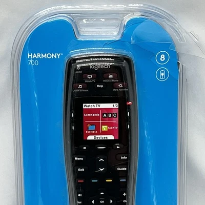Logitech Harmony 700 8-Device Universal Remote Color Screen - Image 1 of 4