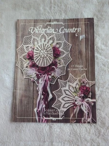 Victorian Country Cotton Sculpture Crochet Patterns By Mary Melick SC 103 Vtg - Picture 1 of 3
