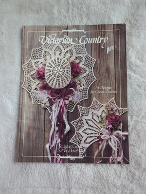 Victorian Country Cotton Sculpture Crochet Patterns By Mary Melick SC 103 Vtg - Image 1 of 3