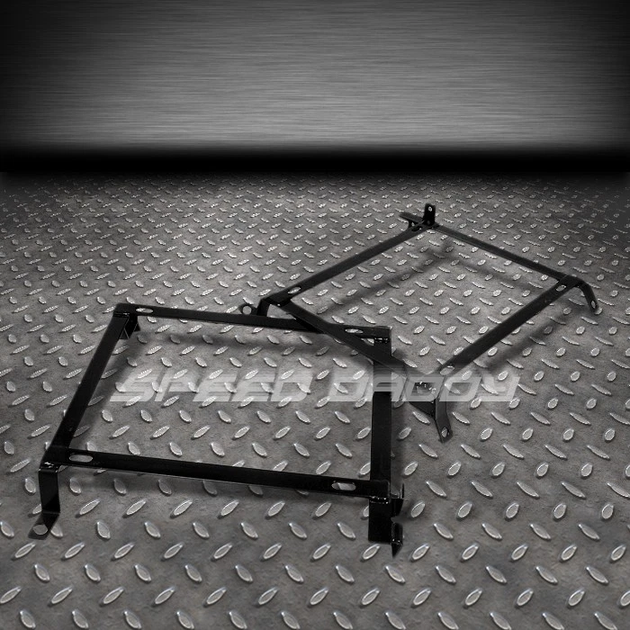 2 X SOPORTES DE MONTAJE DE ASIENTOS DE CARRERAS EXTENSIBLES/CARRIL DE SOPORTE PARA 240SX S13 S14 SILVIA Foto 1 de 4