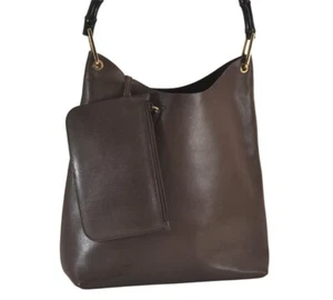 echt GUCCI Bambus Vintage Schultertasche Handtasche Leder braun 4171M - Bild 1 von 10