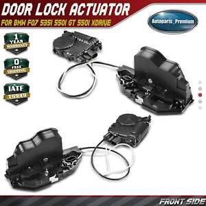 2x Front Left Right Soft Close Door Lock Latch Actuator for BMW F07 535i 550i GT