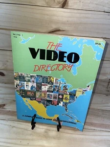 Rare Videophile “The Video Directory” 1985 VHS Guide Art Ad House Inc. Rare - Picture 1 of 9