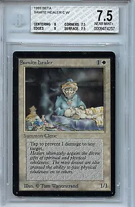 MTG Beta Samite Healer BGS 7.5 NM+ Magic The Gathering WOTC Card 4257 - Picture 1 of 2