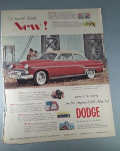 Original 1954 Dodge Royal Magazin Anzeige "So viel das ist neu" - Bild 1 von 1