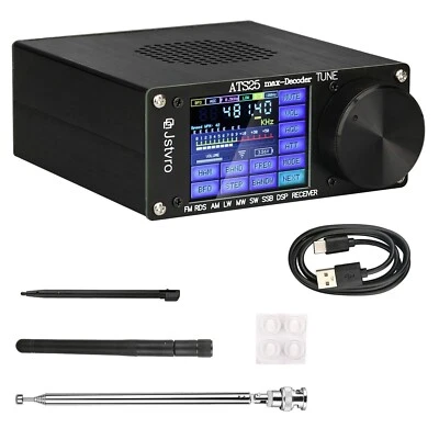ATS25 Max Decoder Full Band Radio Receiver FM/AM/LW/MW/SW/SSB Registered Version - Image 1 of 4