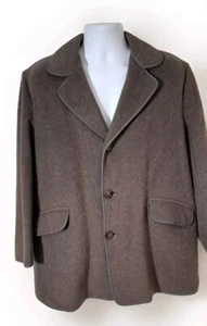 Vintage 1960s Aquatite Jacket - Size 40" Chest Medium, Mod,  Weatherwear Brown  - Picture 1 of 8