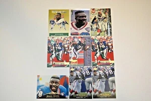 Bruce Smith Football Card Lot, 9 Cards, Buffalo Bills, Hall of Famer Lot #55 - Picture 1 of 2
