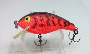 Esca da pesca vintage Rebel Teeny Shallow R arancione Crawdad 1 7/8" Rattlin Crankbait - Foto 1 di 7